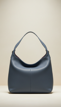 Minimalist Black Leather Crossbody Bag