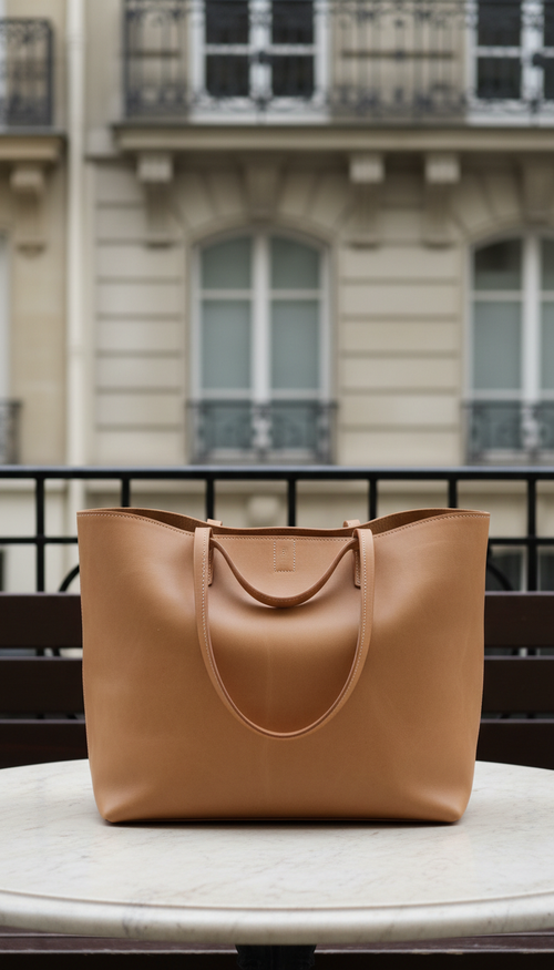 Grand Cabas Cuir Pleine Fleur